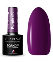 Claresa uv/led gellak 5ml purple 619 full berries - thumbnail
