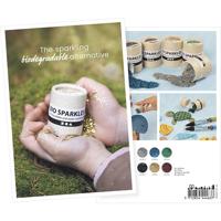 Creativ Company Inspiratiekaart, bio glitter, a5, vel 14,8x21 cm, 1 stuk - thumbnail