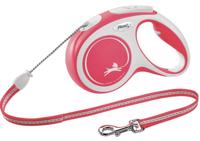 Flexi New Comfort - Hondenriem - Koord - Rood - M - 5M - thumbnail