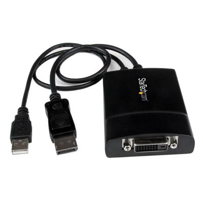 Adapter DisplayPort naar DVI Startech DP2DVID2 Zwart