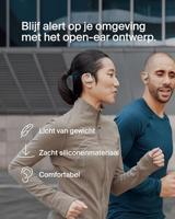 Belkin SoundForm ClearFit Open-Ear Wireless Earbuds, lichte langdurig comfortabele draadloze oordopjes, waterbestendig (IPX5), draadloze oortjes voor sport, hiken, fietsen, hardlopen en meer - Zand - thumbnail