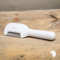 medisana LC 870 elektrische luizenkam met LED-verlichting, kam tegen hoofdluizen en neten, netenkam, geschikt voor honden en katten - thumbnail