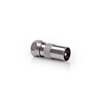 Nedis Satelliet- en Antenne-Adapter | F-Male naar IEC Male | 1 stuks - CSGB41953ME CSGB41953ME - thumbnail