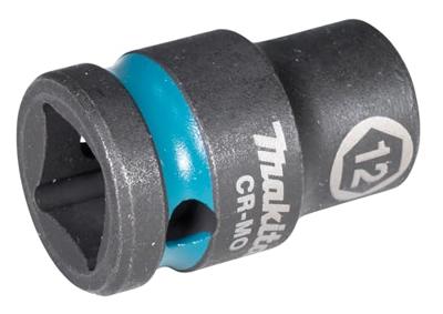 Makita E-16081 Impact Black Krachtdop 1/2" kort | 12 mm - thumbnail