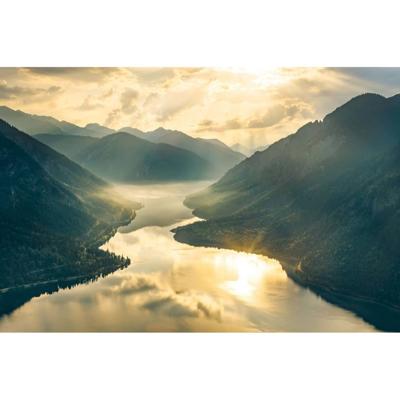 Komar Stefan Hefele; Komar Wanderlust Fotobehang Gold Mountains - SHX8-038