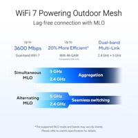 ASUS ZenWiFi BD4 BE3600 Outdoor 1 Pack Dual-band (2.4 GHz / 5 GHz) Wi-Fi 7 (802.11be) Wit 2 Intern - thumbnail