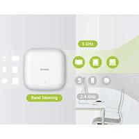 D-Link WLAN AP AX1800 NUCLIAS Poe B/G/N/AC/AX DUALBAND Poe - thumbnail