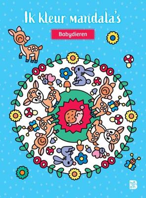 Wins Holland Mandala&apos;s kleuren babydieren kleurboek