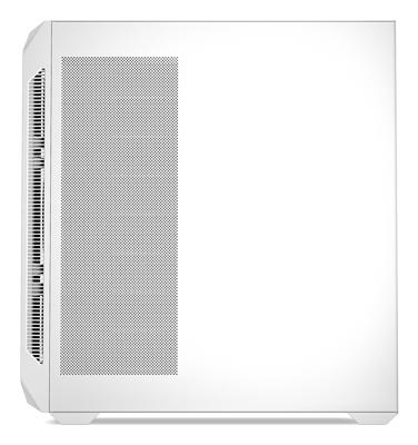 Sharkoon ak5m rgb midi tower behuizing (wit | 2x usb-a | 1x usb-c | rgb | tempered glass)