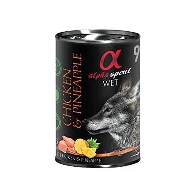ALPHA SPIRIT WET Kip met Ananas - natvoer voor honden - 400g