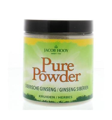 Jacob Hooy Pure Powder Siberische ginseng 80 Gram