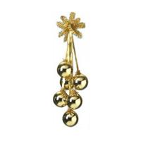 Kerstballen set. hangend 10 cm - Goud Decoris - Decoris - thumbnail