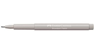 Faber Castell Fineliner Broadpen Pastel - 0.8mm Grijs