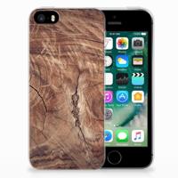 Apple iPhone SE | 5S | Bumper Hoesje | Tree Trunk - thumbnail