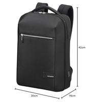 Samsonite Litepoint rugzak Zwart Polyester, Polyethyleentereftalaat (PET) - thumbnail