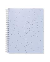 HEMA Collegeblok A4 gelinieerd sterren (blauw) - thumbnail