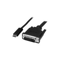 StarTech.com 1 m USB-C naar DVI-D adapterkabel - USB Type-C naar DVI kabel - M/M - 1920x1200 (CDP2DVIMM1MB) - thumbnail