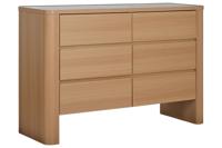 Ladekast Home ESPRIT Natuurlijk Lichtgrijs Modern 120 x 40 x 80 cm - thumbnail