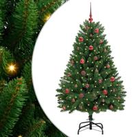 VidaXL Kunstkerstboom met 150 led groen 150 cm pvc en metaal - thumbnail