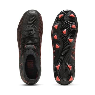 PUMA Future 9 Match Gras / Kunstgras Voetbalschoenen (MG) Kids Zwart Rood