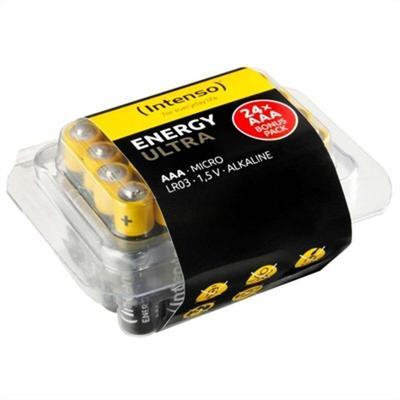 Intenso Energy-Ultra AAA batterij (potlood) Alkaline 1250 mAh 1.5 V 24 stuk(s) Intenso Energy-Ultra AAA batterij (potlood) Alkaline 1250 mAh 1.5 V 24 stuk(s)