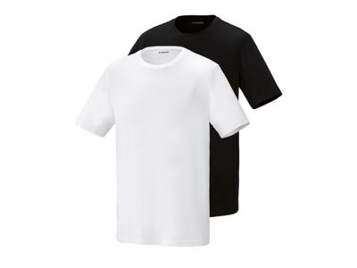 PARKSIDE Set van 2 heren T-shirts (Zwart/wit, M)