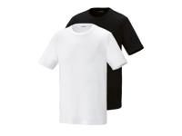 PARKSIDE Set van 2 heren T-shirts (Zwart/wit, M) - thumbnail