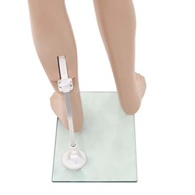 VidaXL Etalagepop kind met glazen voet 140 cm beige