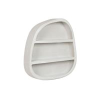 Planken Home ESPRIT Wit Hout MDF 100 x 18 x 100 cm Voor aan de muur - thumbnail