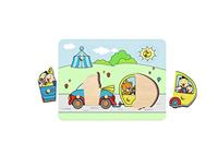 Studio 100 houten puzzel auto - thumbnail