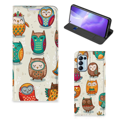 OPPO Find X3 Lite | Hoesje maken | Vrolijke Uilen