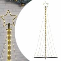 VidaXL Led-kerstboom 447 leds warm wit 250 cm - thumbnail