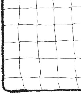 KERBL BESCHERMING NET - 60 MM MESH - 10 x 5 m - zwart - voor gevogelte