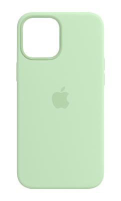 Apple iPhone 12 Pro Max Silicone Back Cover met MagSafe Pistachegroen