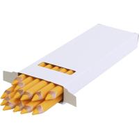 EDU3 Edu jumbo kleurpotlood, dikte 10 mm, vulling 6,25 mm, donkergeel, 12 stuk/ 1 doos - thumbnail