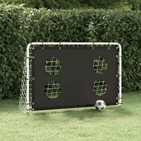 VidaXL Voetbaldoeltrainingsdoel 184x61x122 cm staal - thumbnail