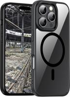 JT Berlin BackCase Pankow Hybrid Backcover Apple iPhone 16 Pro Max Zwart, Transparant MagSafe compatible - thumbnail