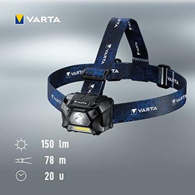 Ledlamp voor op het hoofd Varta Work Flex H20 3 W 150 Lm Bewegingssensor - thumbnail