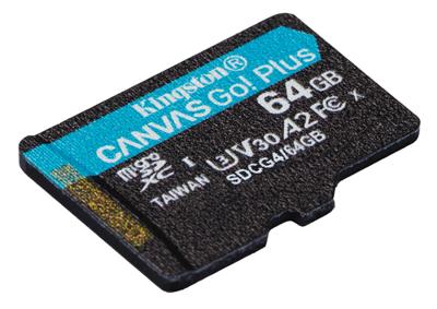 Geheugenkaart Micro SDXC Kingston CANVAS Select Plus 64 GB - thumbnail