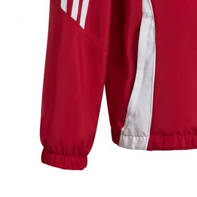 adidas Tiro 24 Windbreaker Kids Rood Wit adidas Tiro 24 Windbreaker Kids Rood Wit