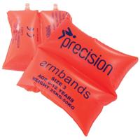 Precision zwemvleugeltjes PVC one size rood 2 stuks - thumbnail