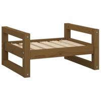 VidaXL Hondenmand 55,5x45,5x28 cm massief grenenhout honingbruin - thumbnail