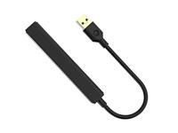 Conceptronic C4PUSB3 USB 3.2 Gen 1-hub 4 poorten Zwart - thumbnail