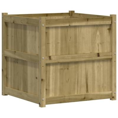 VidaXL Plantenbak 70x70x70 cm geïmpregneerd grenenhout VidaXL Plantenbak 70x70x70 cm geïmpregneerd grenenhout