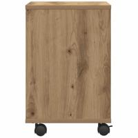 VidaXL Printerstand met opslag artisanaal eikenkleurig 41 x 32 x 48 cm - thumbnail