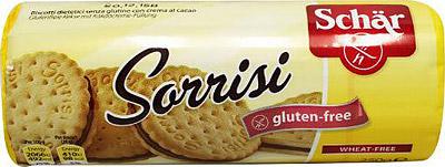 Schar Maxi Sorrisi Biscuits met Cacaocrème Glutenvrij