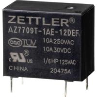 Zettler Electronics AZ7709T-1AE-12DEF Powerrelais 12 V/DC 10 A 1 stuk(s) - thumbnail