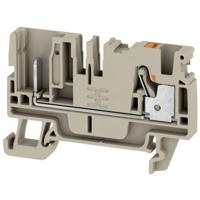 Weidmüller 2540050000 Doorgangsserieklem 6.1 mm Push-In-klem, Steekaansluiting Beige 100 stuk(s) - thumbnail