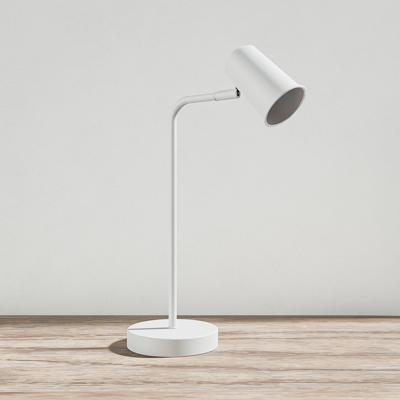 Riga LED tafellamp - Kantelbaar en draaibaar - Ingebouwde dimmer - Bureaulamp voor binnen - GU10 fitting - Max. 35 Watt - Wit - 3 jaar garantie