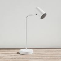 Riga LED tafellamp - Kantelbaar en draaibaar - Ingebouwde dimmer - Bureaulamp voor binnen - GU10 fitting - Max. 35 Watt - Wit - 3 jaar garantie - thumbnail